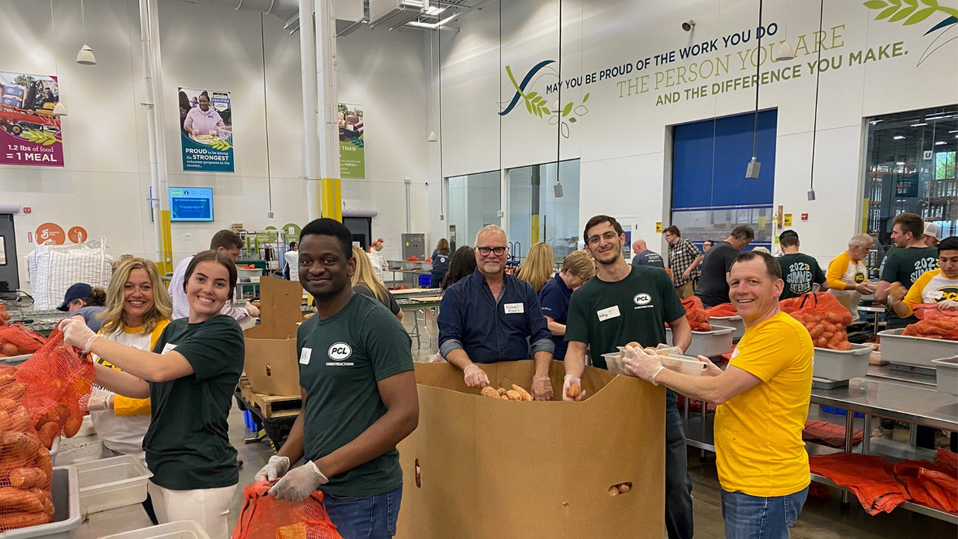 PCL Construction's 14th Annual Food Bank Donation Addresses Critical Hunger